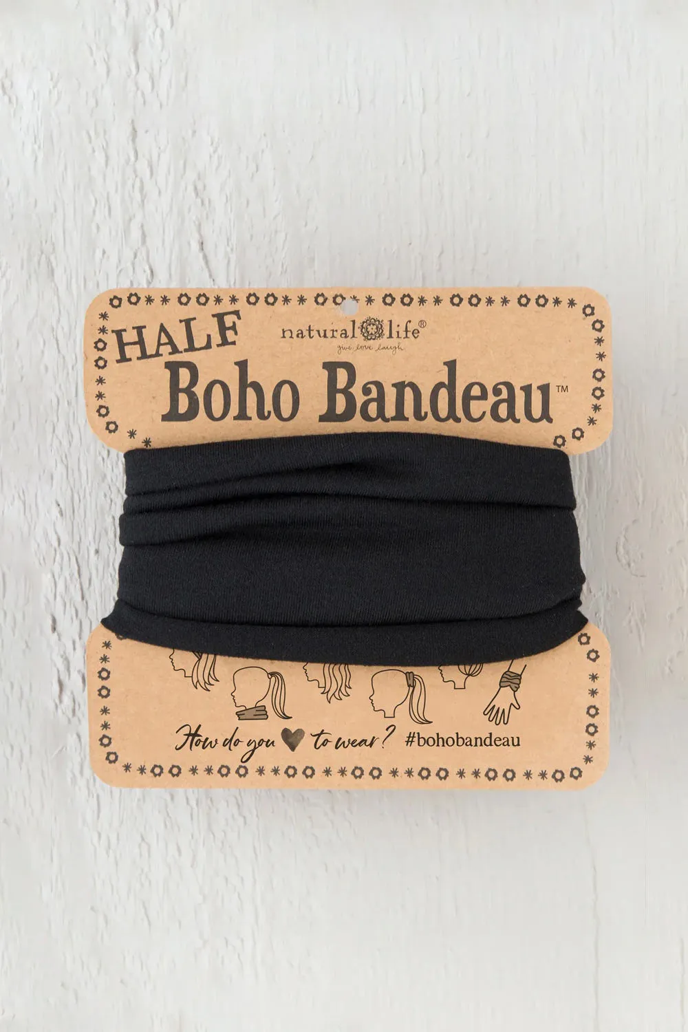 Natural Life Half Boho Bandeau Headband sold by Glik’s