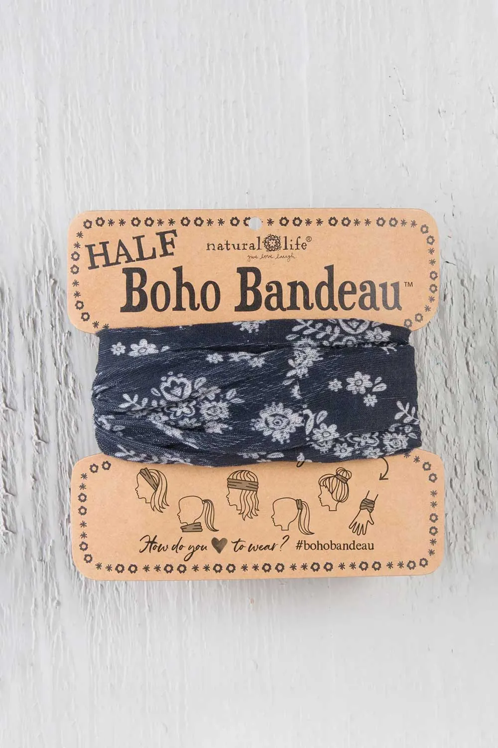 Natural Life Half Boho Bandeau Headband sold by Glik’s product image thumbnail 2