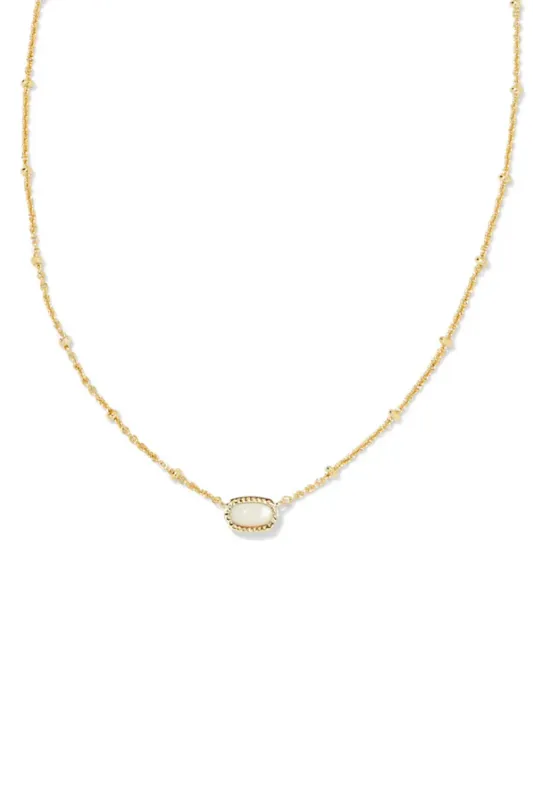 Kendra Scott Mini Elisa Gold Satellite Short Pendant Necklace sold by Glik’s