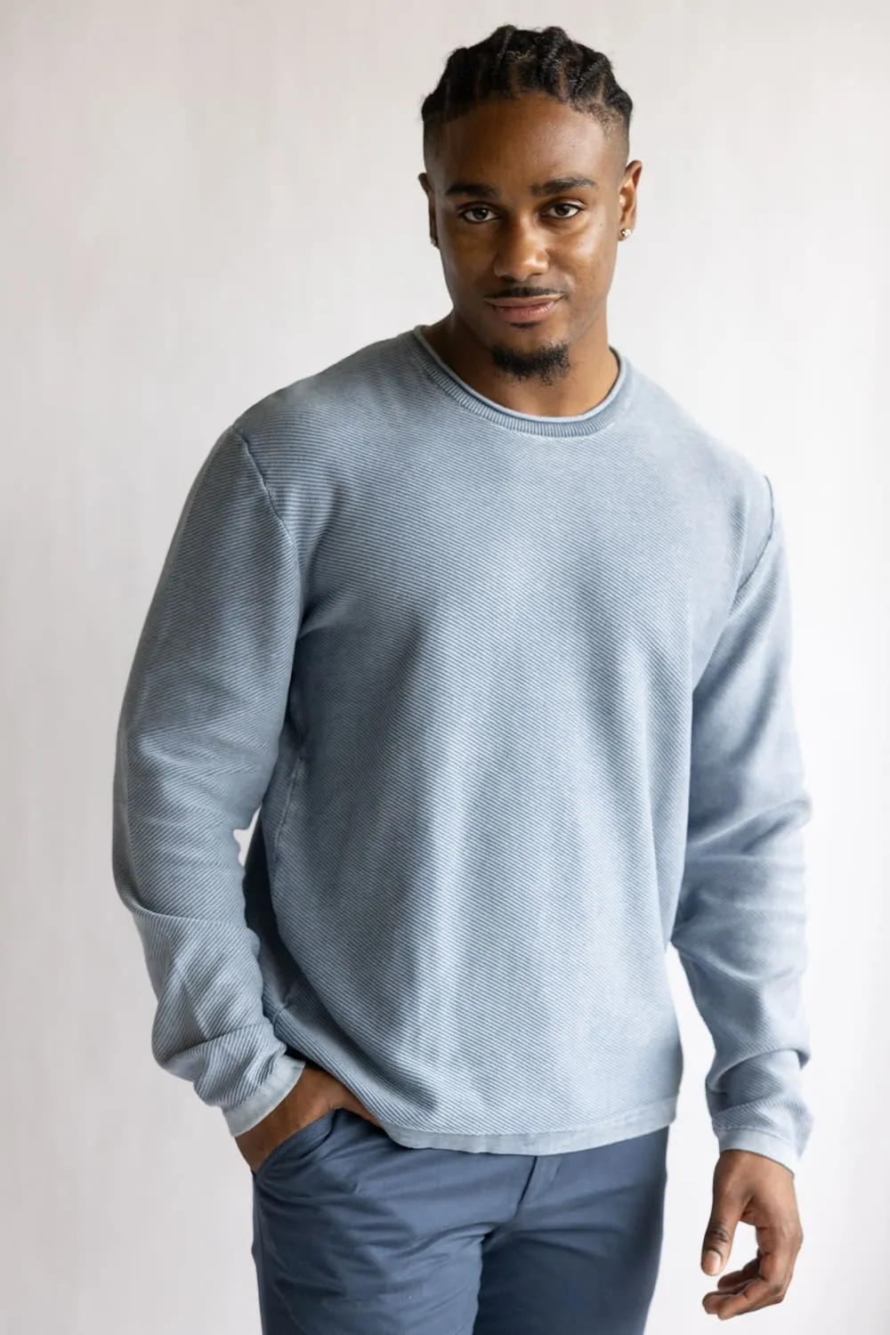 Weatherproof Vintage Twill Stonewash Roll Neck Sweater for Men in Insignia Blue | S2640488GK-INSIGNIABLUE sold by Glik’s