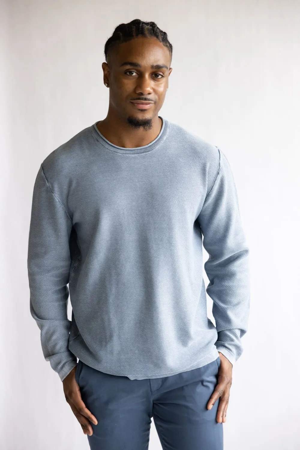 Weatherproof Vintage Twill Stonewash Roll Neck Sweater for Men in Insignia Blue | S2640488GK-INSIGNIABLUE sold by Glik’s product image thumbnail 5