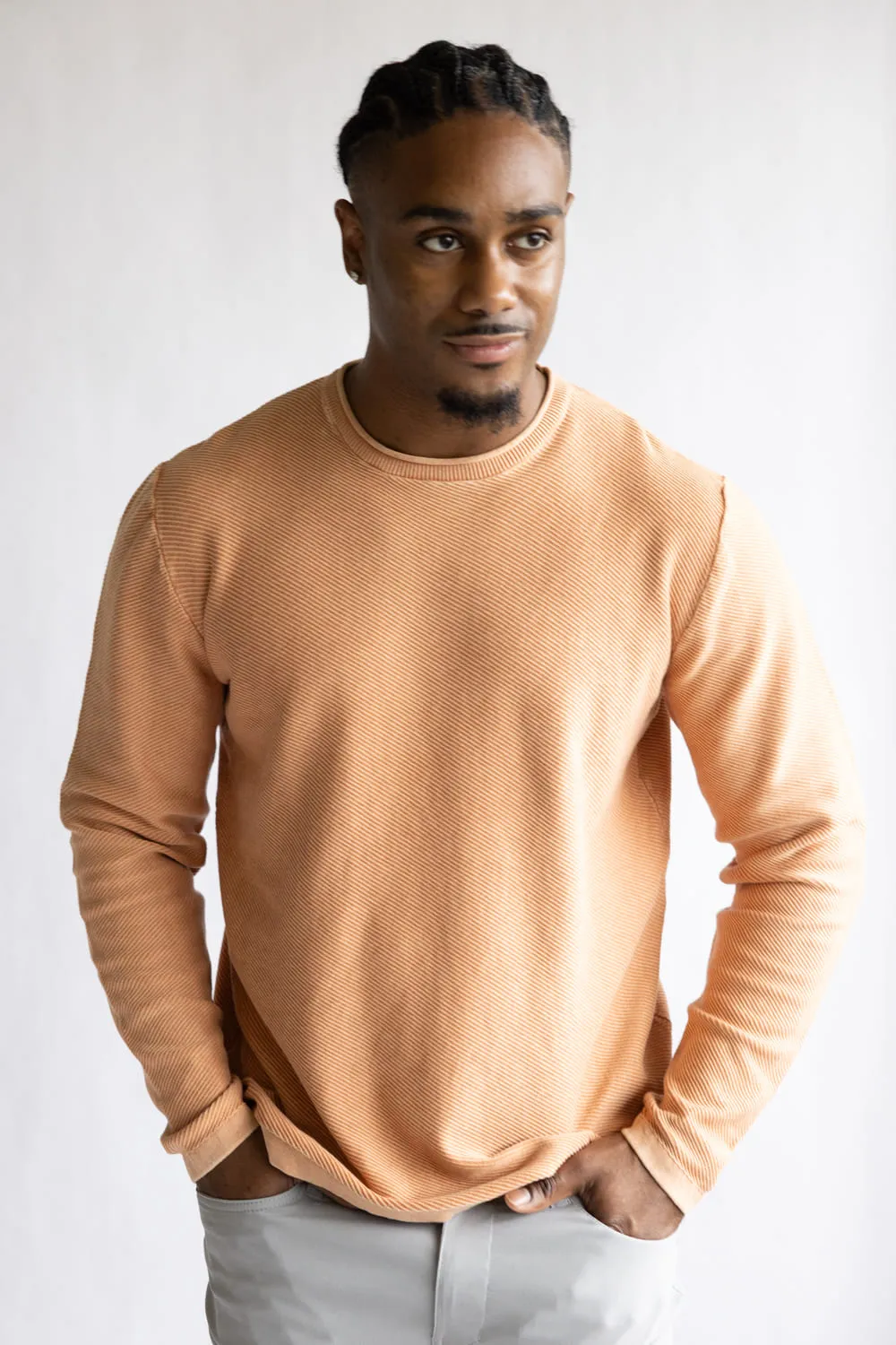 Weatherproof Vintage Twill Stonewash Roll Neck Sweater for Men in Shell Coral | S2640488GK-SHELLCORAL sold by Glik’s