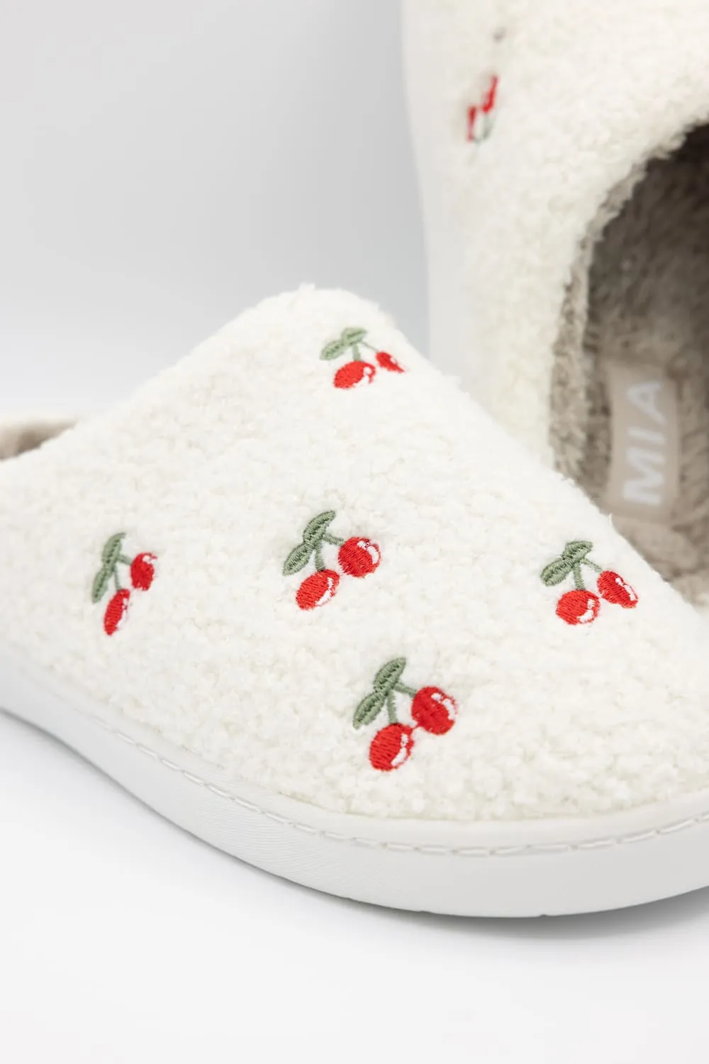 MIA Cozi Slippers for Women in Cherries | GS1412401-MCH-CHERRIES sold by Glik’s