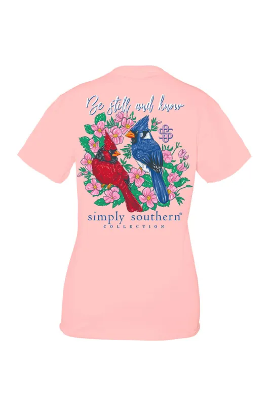 Simply Southern Plus Size Cardinal T-Shirt for Women in Pink| EXT-SS-CARDINAL-LOTUS sold by Glik’s