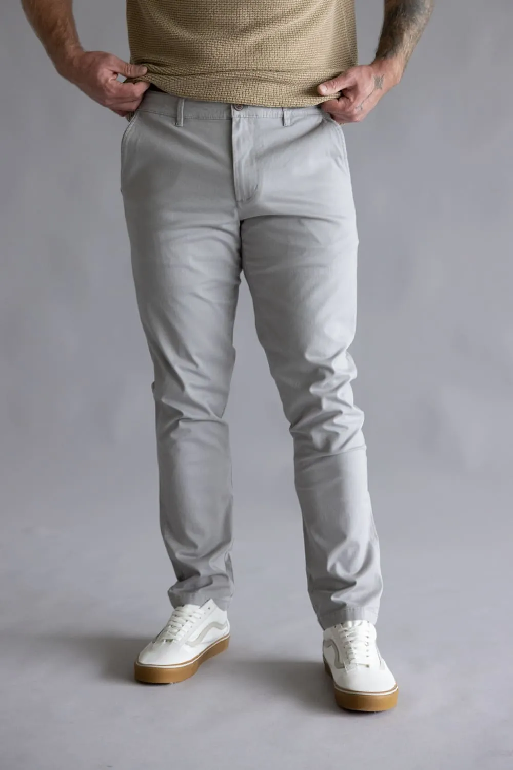 Weatherproof Vintage Leader Chino Pants for Men in Grey Key | W5S044-022GREYKEY sold by Glik’s
