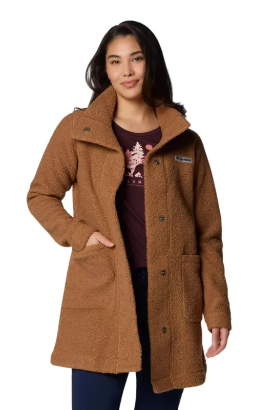 Columbia Panorama Long Fleece Jacket for Women in Camel Brown | 1862581-224 sold by Glik’s
