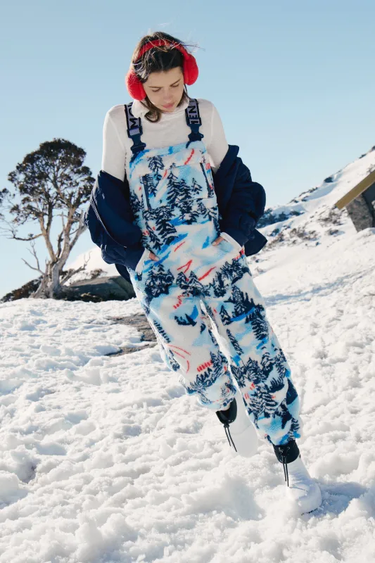 FP Movement Hit The Slopes Printed Salopette for Women in Alpine Combo | OB1605126-ALPINE sold by Glik’s