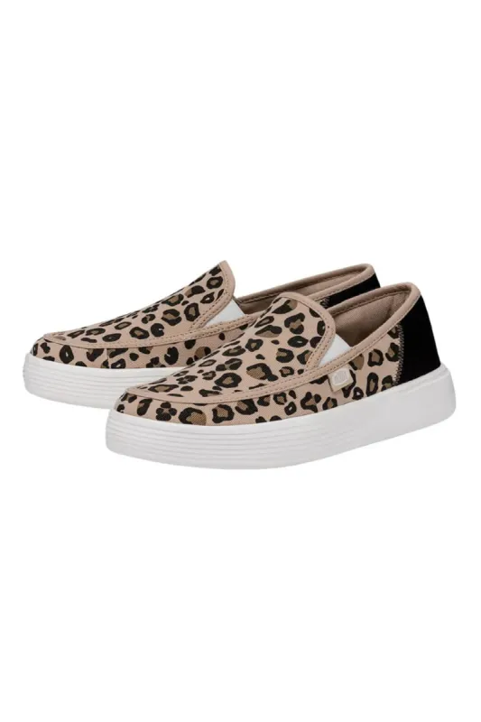 HEYDUDE Women’s Sunapee Desert Shoes in Leopard | 40565-90L sold by Glik’s