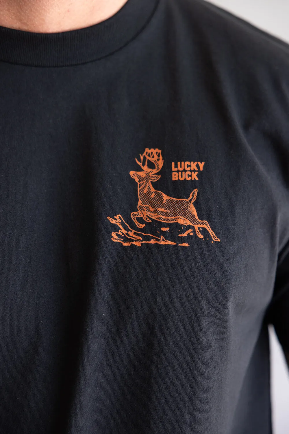 Seager Lucky Buck T-Shirt for Men in Black | MTF25LKBUCKBLK-BLK sold by Glik’s product image thumbnail 3