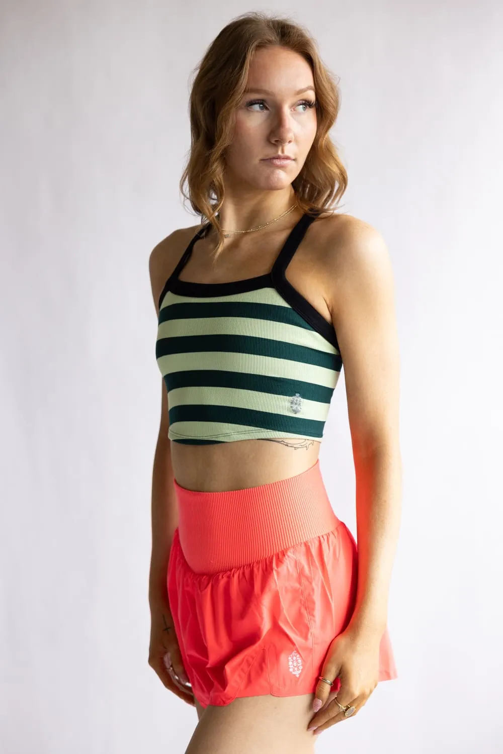 FP Movement We The Free All Clear Striped Cami for Women in Evergreen Combo | OB2098661-EVERGREEN sold by Glik’s product image thumbnail 3