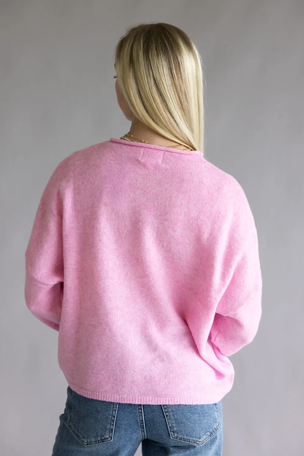 Things Between Piper Cardigan for Women in Pale Pink | TBW237-PPNK sold by Glik’s product image thumbnail 5