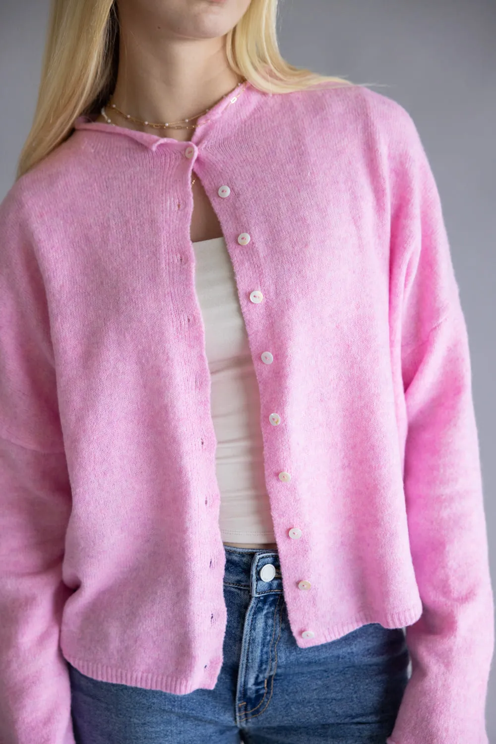 Things Between Piper Cardigan for Women in Pale Pink | TBW237-PPNK sold by Glik’s product image thumbnail 3