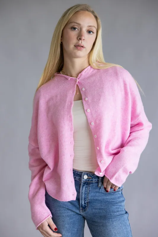 Things Between Piper Cardigan for Women in Pale Pink | TBW237-PPNK sold by Glik’s