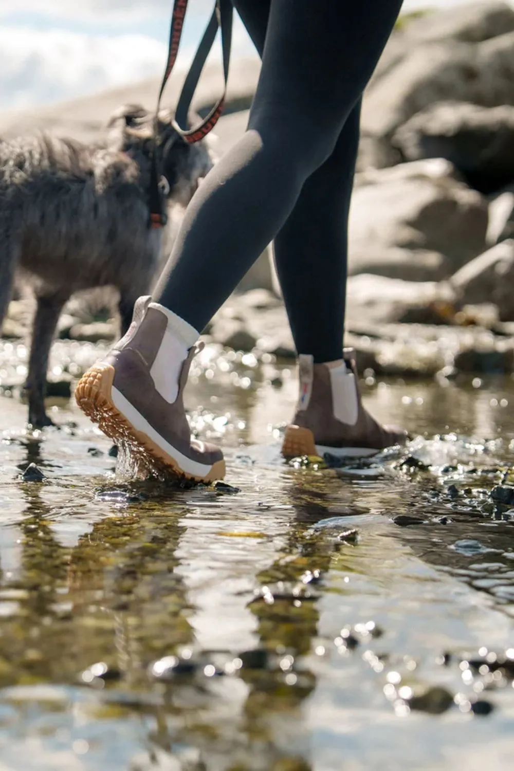 Xtratuf Leather Ankle Deck Boot for Women in Fossil/Stone | XWABL101 sold by Glik’s