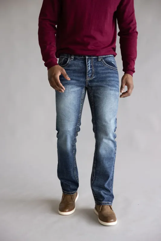 True Luck Desmond Bootcut Jeans for Men  | TL24012361 sold by Glik’s