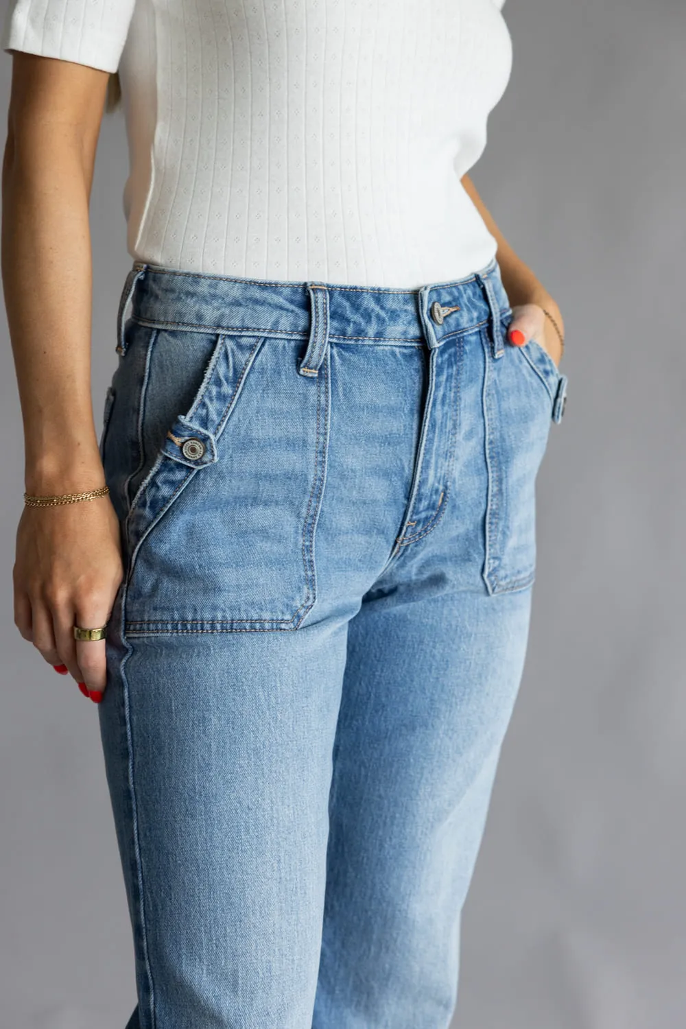 KanCan High-Rise Baggy Wide Leg Jeans for Women | KC2572M sold by Glik’s product image thumbnail 3