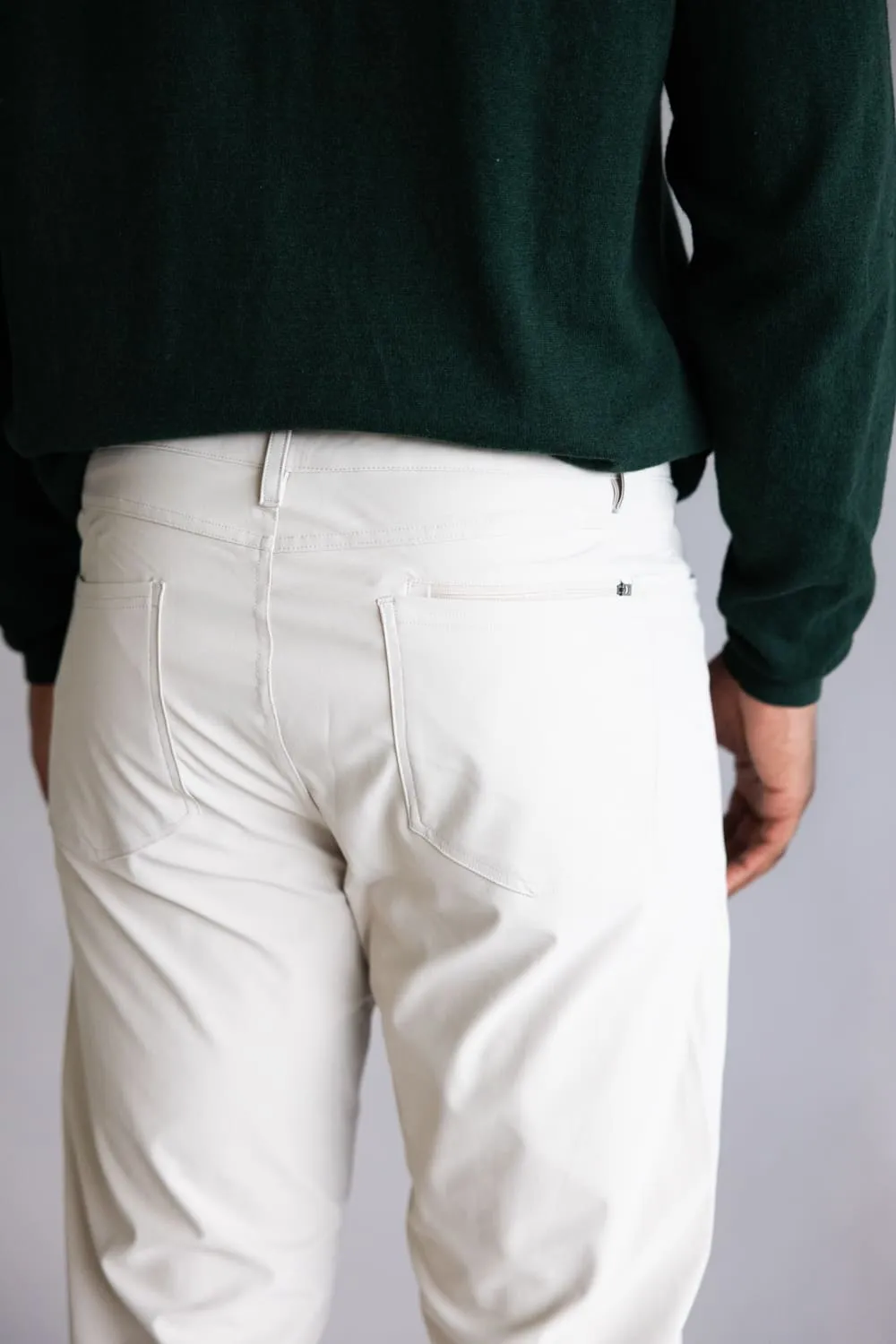 Tricot Prime Time Performance Pants for Men in Khaki | PM72269-KHAKI sold by Glik’s product image thumbnail 2