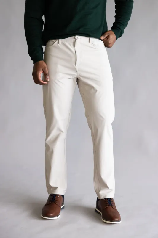 Tricot Prime Time Performance Pants for Men in Khaki | PM72269-KHAKI sold by Glik’s