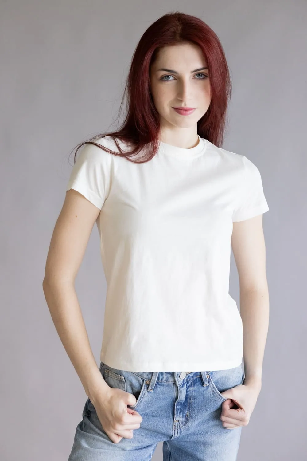 Thread & Supply Natalie Tee for Women in Ivory | T5050CJKTS-IVORY sold by Glik’s product image thumbnail 3
