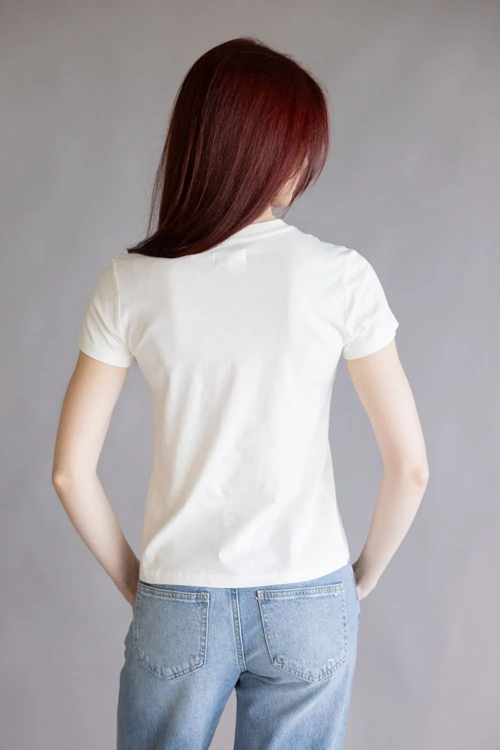 Thread & Supply Natalie Tee for Women in Ivory | T5050CJKTS-IVORY sold by Glik’s product image thumbnail 2
