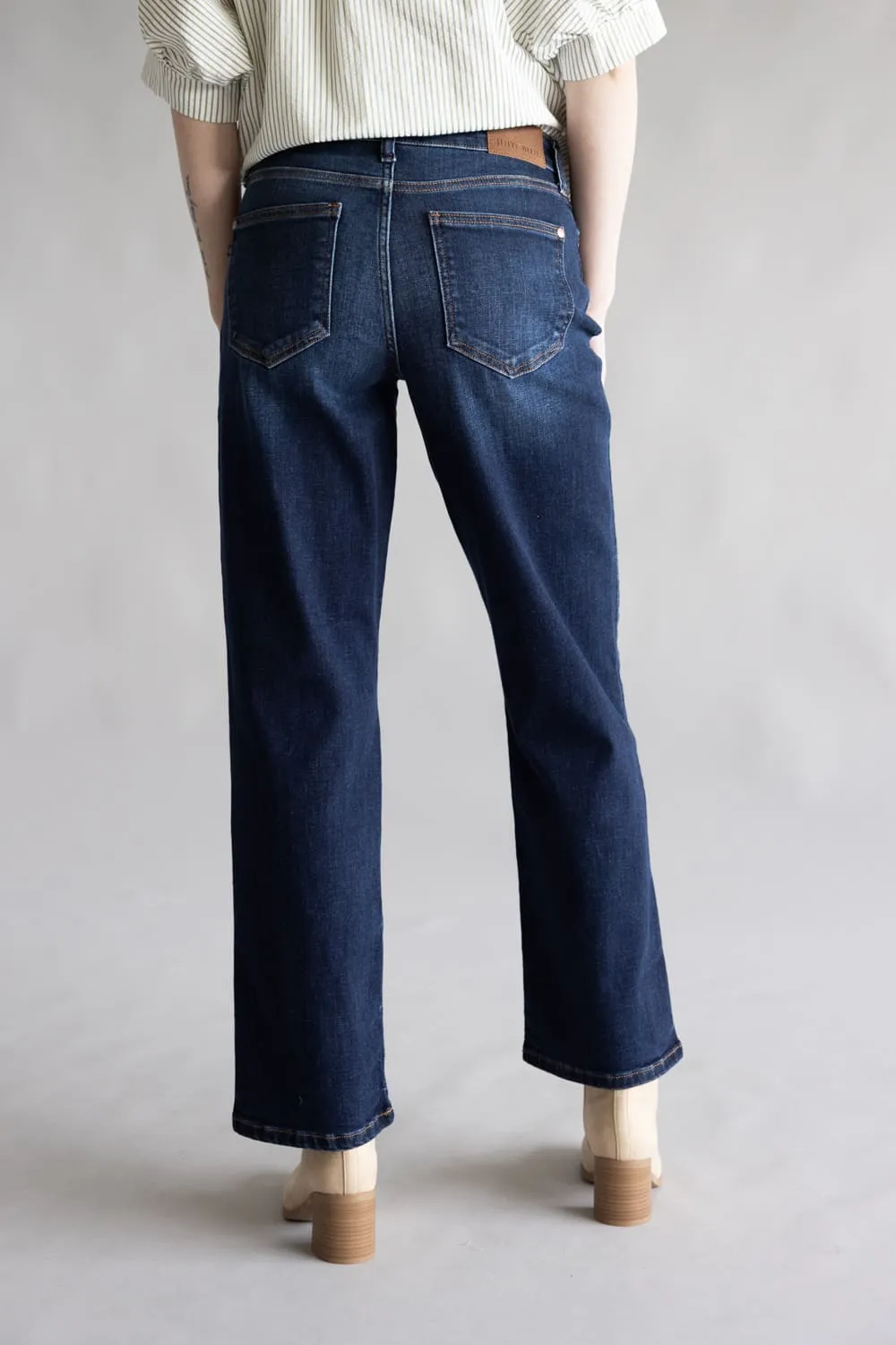 Judy Blue Mid Rise Straight Jeans for Women | 82679REG-SHORT sold by Glik’s product image thumbnail 4