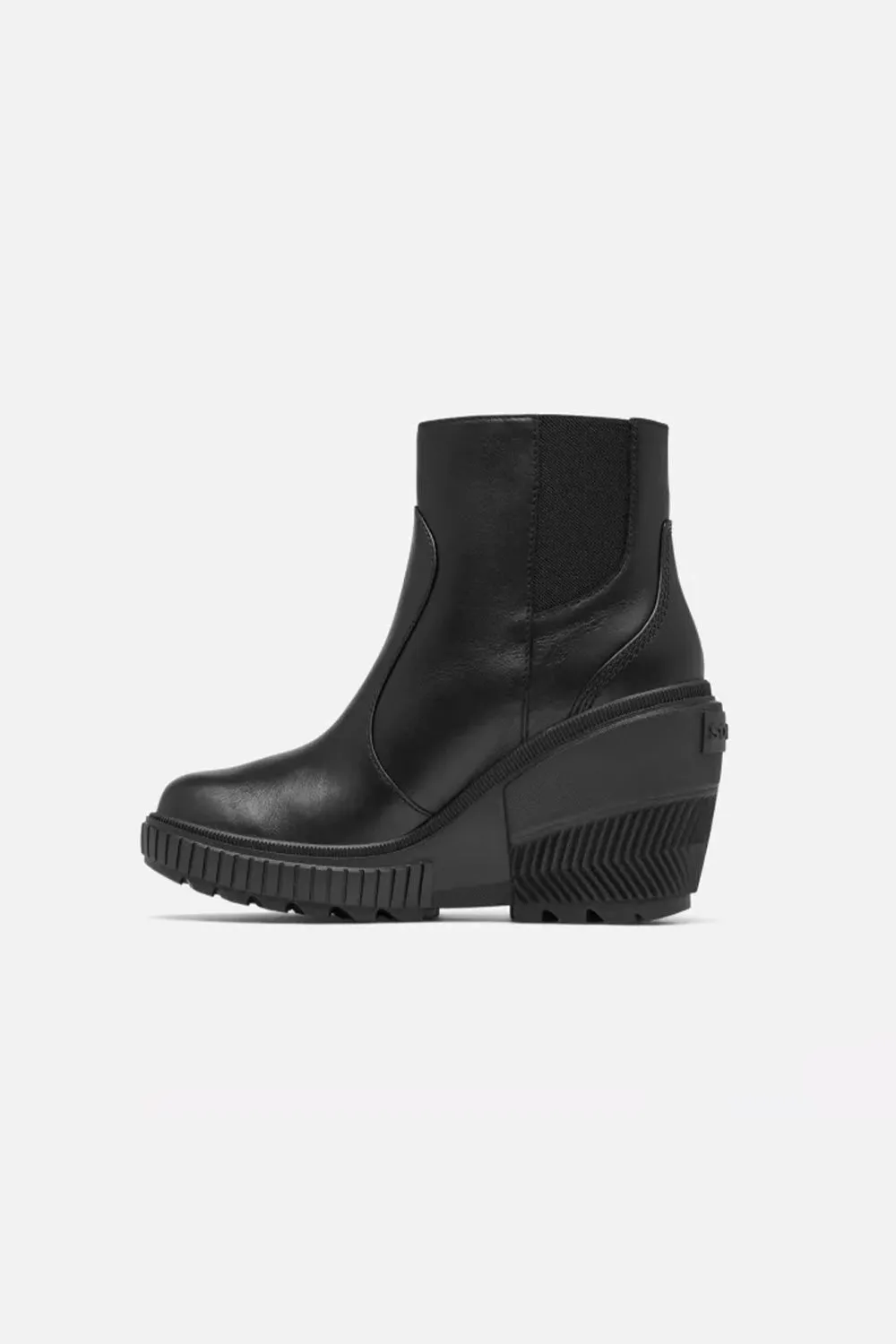 Sorel ONA Ave Zip Wedge Booties for Women in Black | 2103611-010 sold by Glik’s product image thumbnail 5