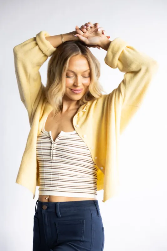 Things Between Piper Cardigan for Women in Honey | TBW237-HNY sold by Glik’s