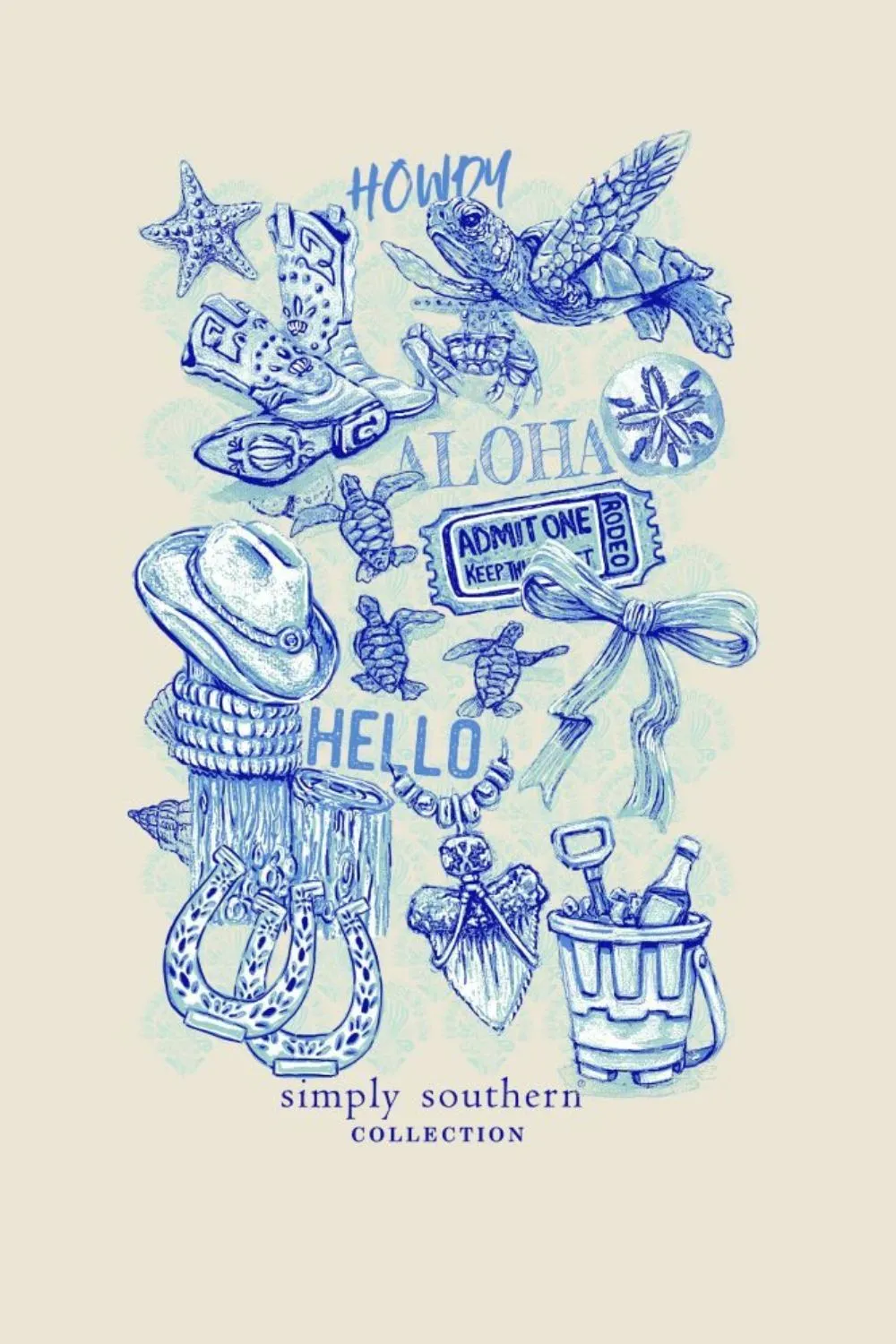 Simply Southern Plus Size Howdy Mineral Wash T-Shirt for Women in Bone | EXT-MINWASH-HOWDY-BONE sold by Glik’s product image thumbnail 3