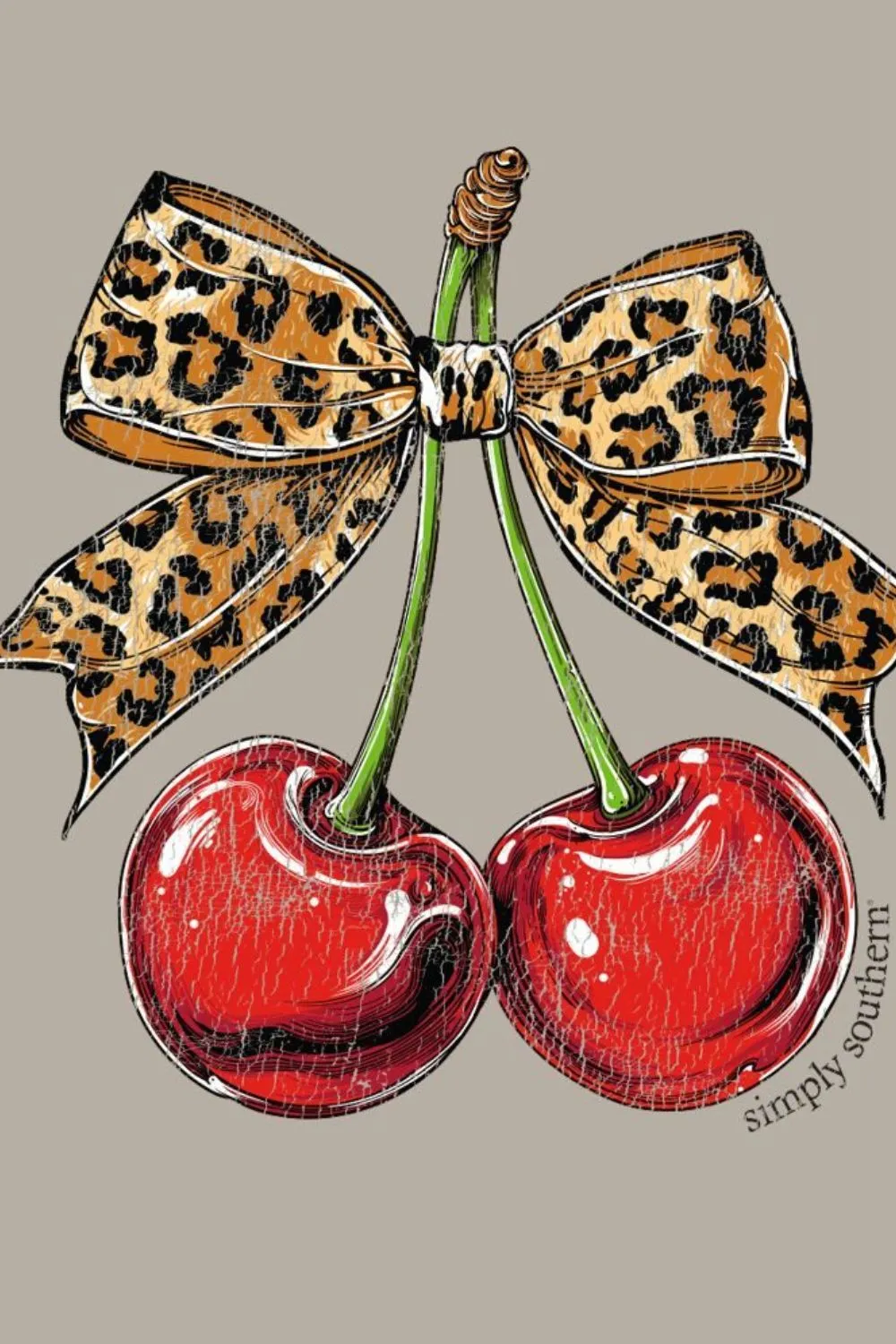 Simply Southern Plus Size Cherries with Leopard Bow Mineral Wash T-Shirt for Women in Birch Tan | EXT-MINWASH-CHERRY-BIRCH sold by Glik’s product image thumbnail 3