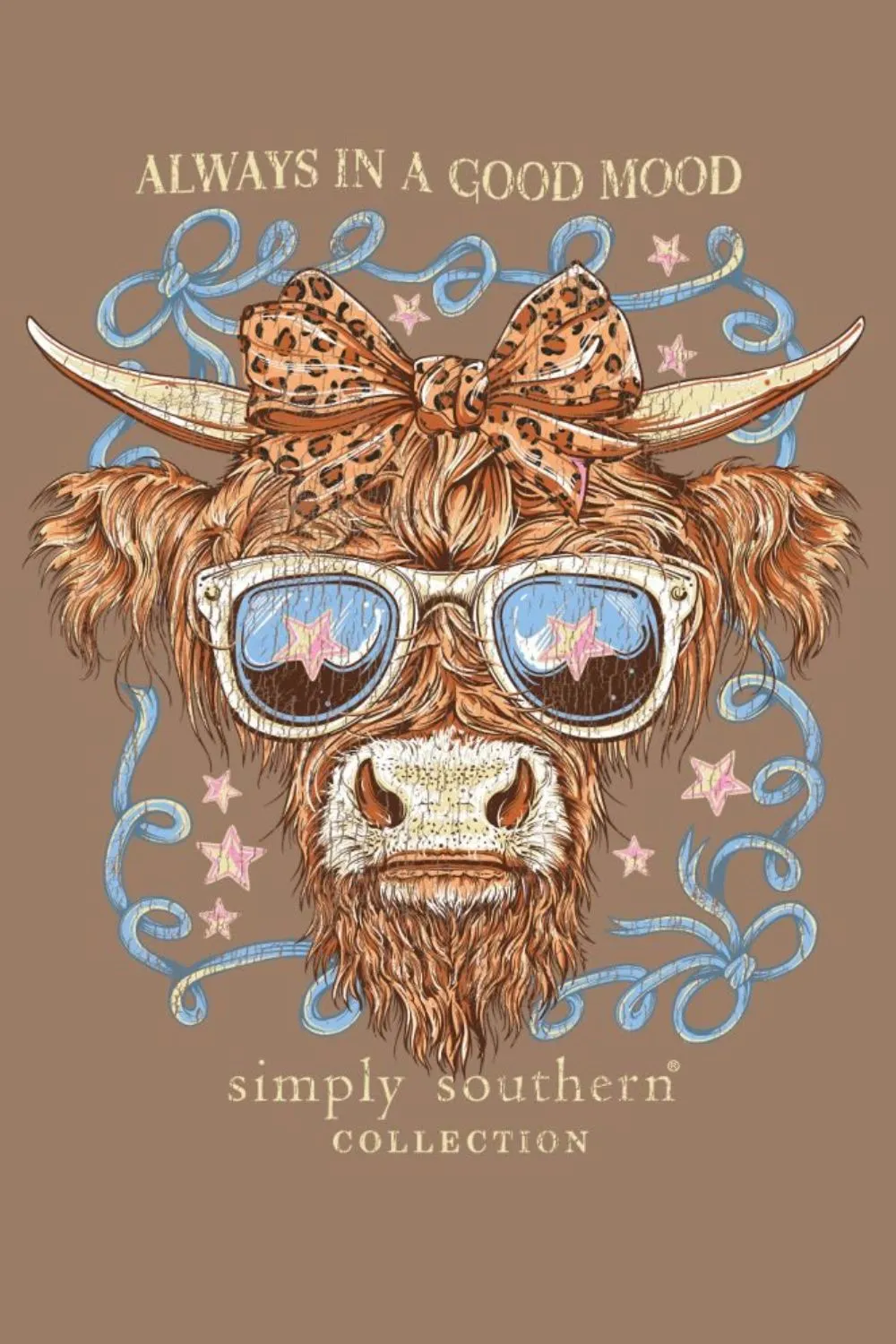 Simply Southern Plus Size Always In A Good Mood Mineral Wash T-Shirt for Women in Rawhide Brown | EXT-MINWASH-MOOD-RAWHD sold by Glik’s product image thumbnail 3