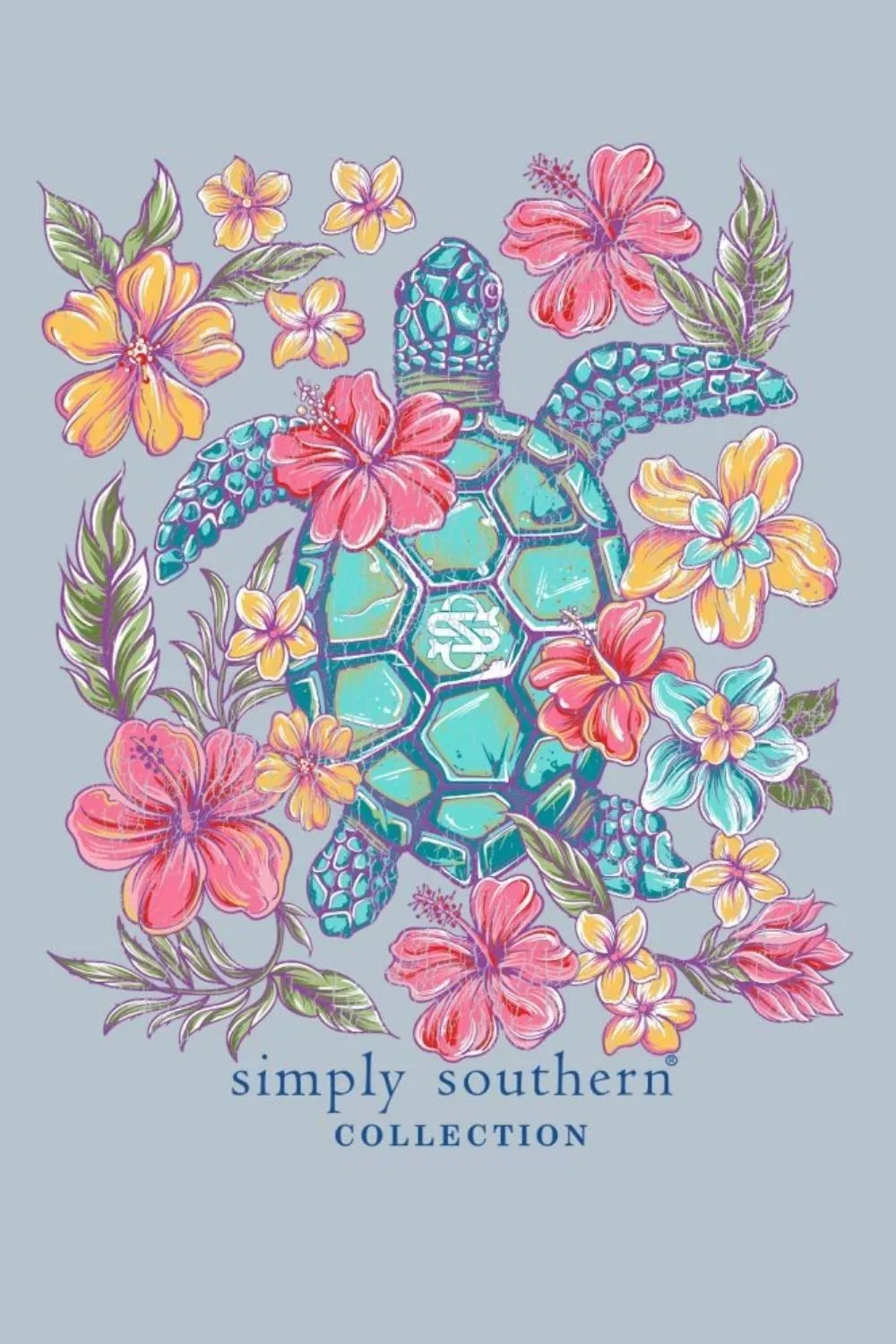 Simply Southern Plus Size Turtle Mineral Wash T-Shirt for Women in Ashen | EXT-MINWASH-TURTLE-ASHEN sold by Glik’s product image thumbnail 3