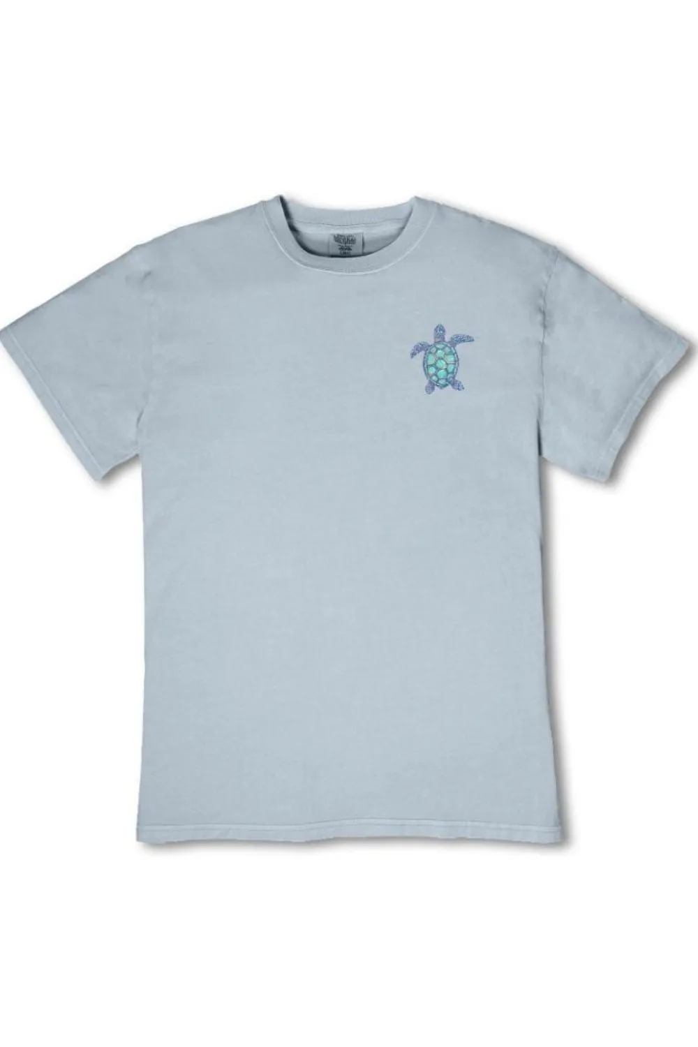 Simply Southern Turtle Mineral Wash T-Shirt for Women in Ashen | MINWASH-TURTLE-ASHEN sold by Glik’s product image thumbnail 3