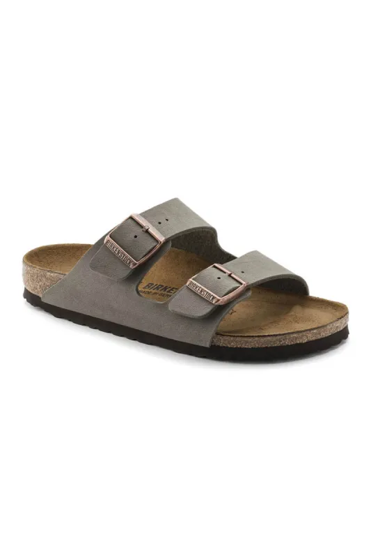Birkenstock Arizona Birkibuc Sandals for Men in Stone | 151211-M sold by Glik’s