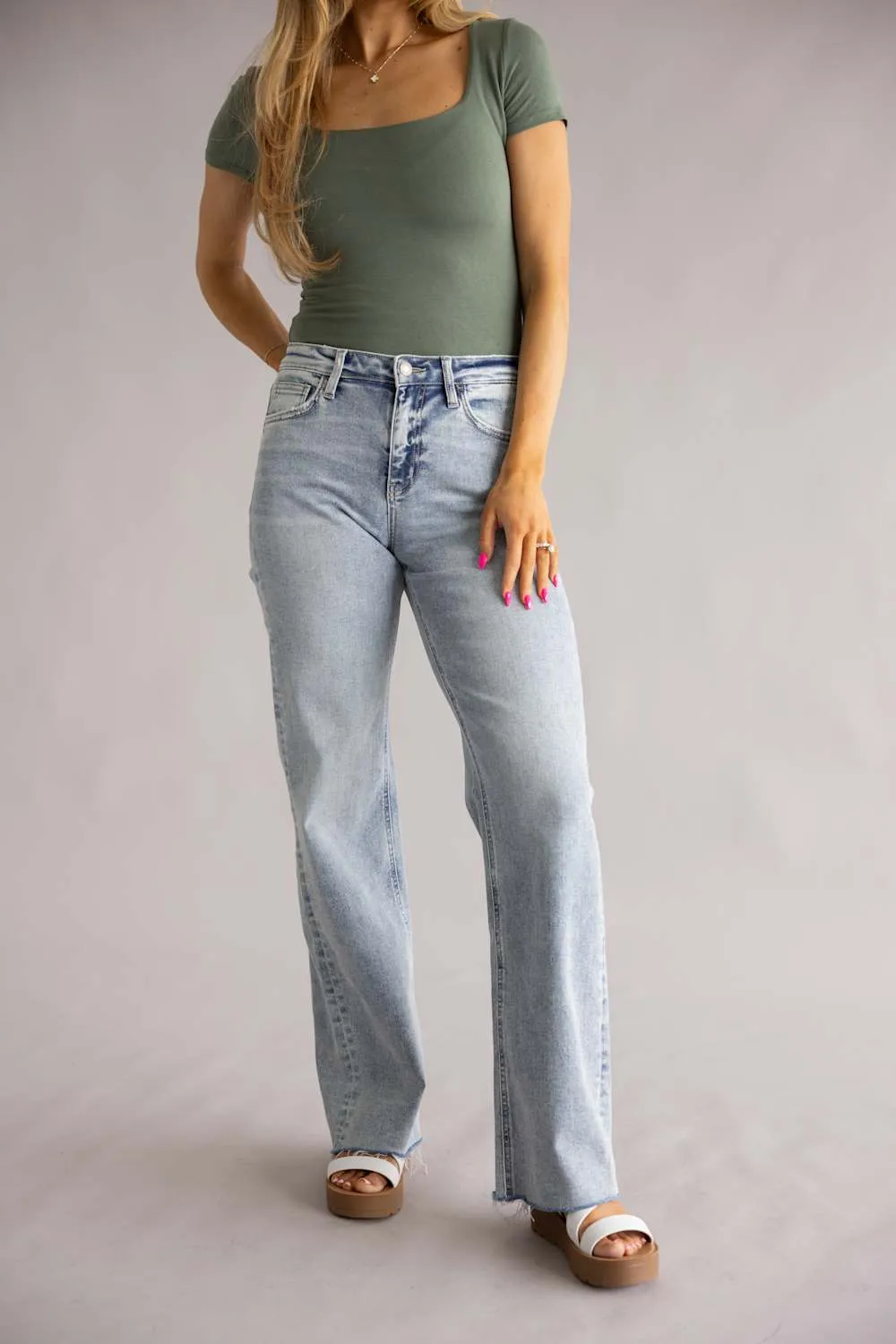 Vervet High Rise Slim Wide Leg Jeans for Women | T7314 sold by Glik’s