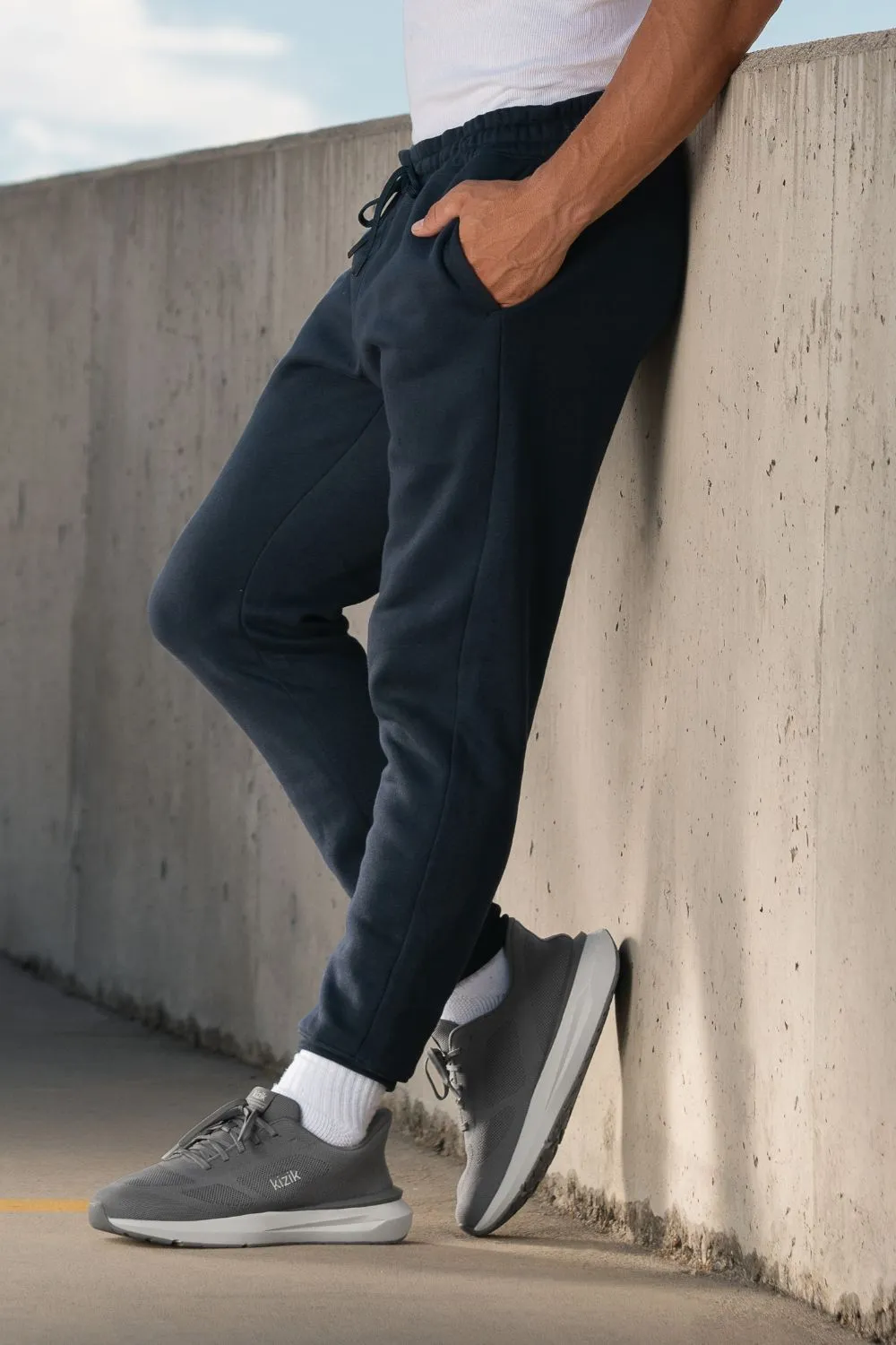 Kizik Athens 2 Knit Sneakers for Men in Grey | MATK2603-SMOKEDPEARL sold by Glik’s product image thumbnail 3