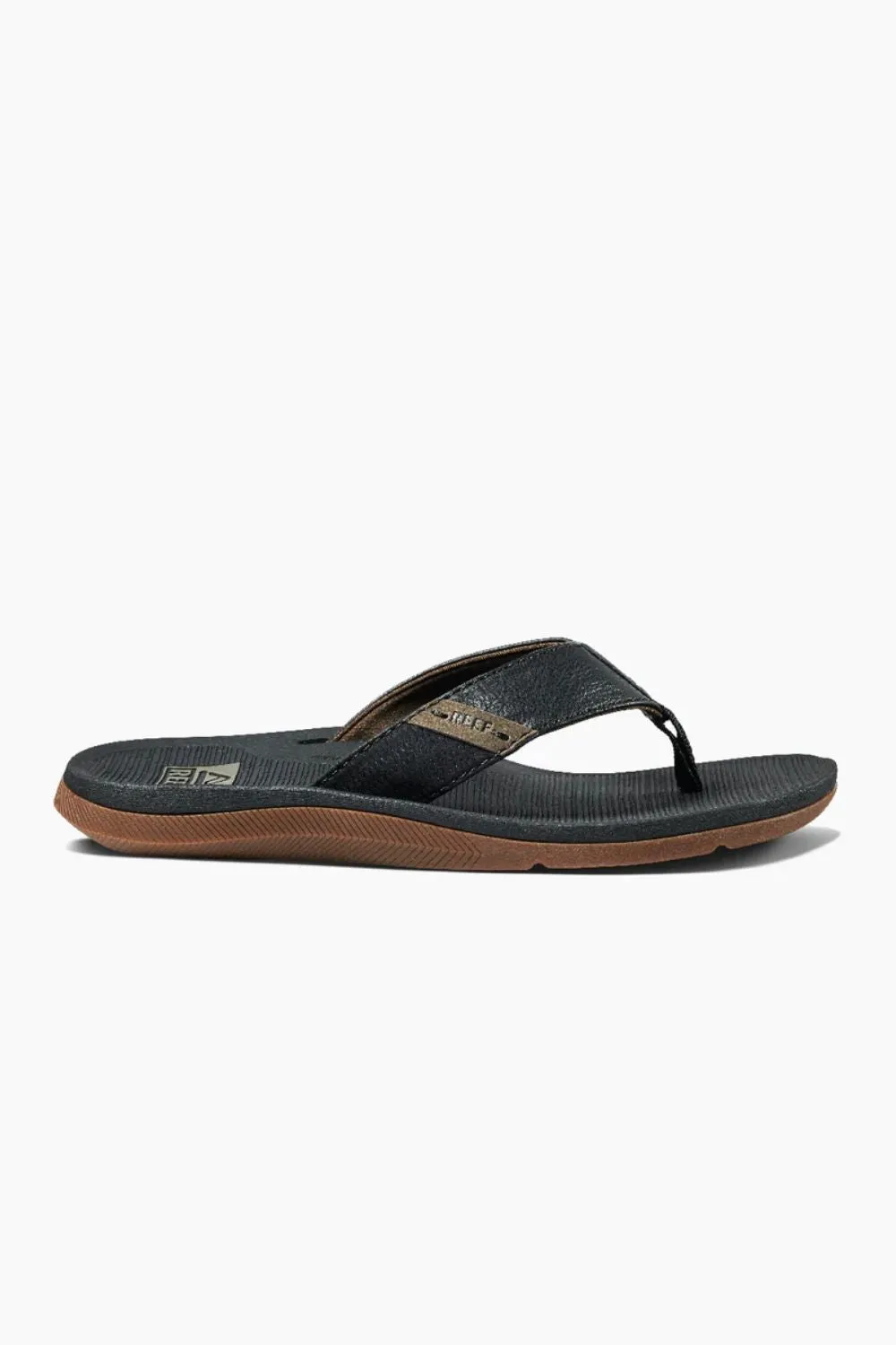 Reef Santa Ana Flip Flops for Men in Black | CI4650 sold by Glik’s product image thumbnail 3