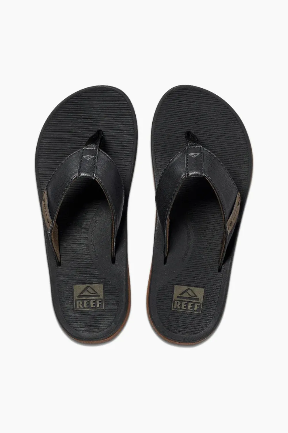 Reef Santa Ana Flip Flops for Men in Black | CI4650 sold by Glik’s product image thumbnail 2