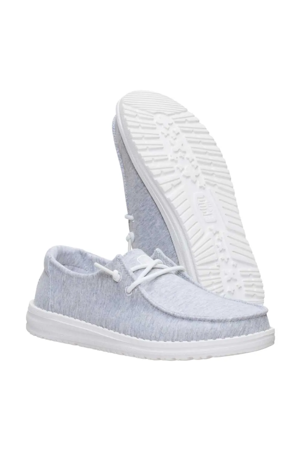 HEYDUDE Women’s Wendy Stretch Jersey Shoes in Light Grey | 45434-007 sold by Glik’s product image thumbnail 3