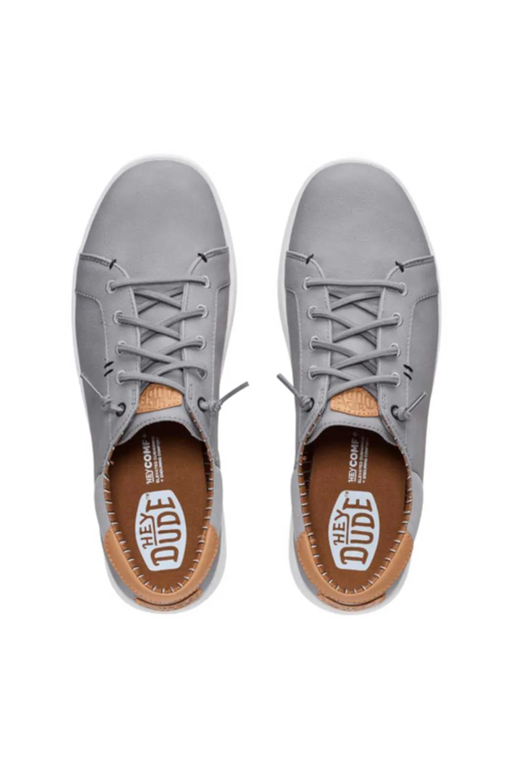 HEYDUDE Men’s Paul Pro Classic Flannel Sneakers in Grey | 44189-1XC sold by Glik’s product image thumbnail 5