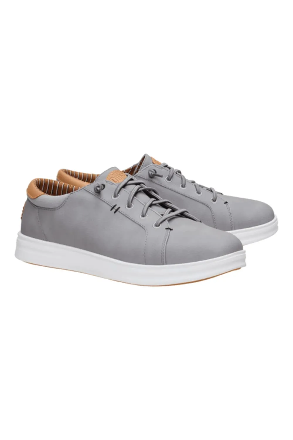 HEYDUDE Men’s Paul Pro Classic Flannel Sneakers in Grey | 44189-1XC sold by Glik’s