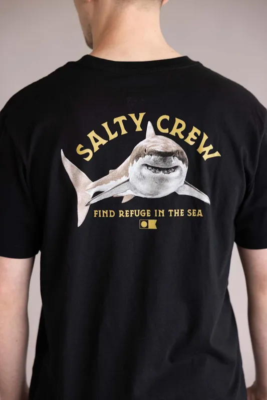Salty Crew Lurking T-Shirt for Men in Black | 20035831-BLK made by Glik’s