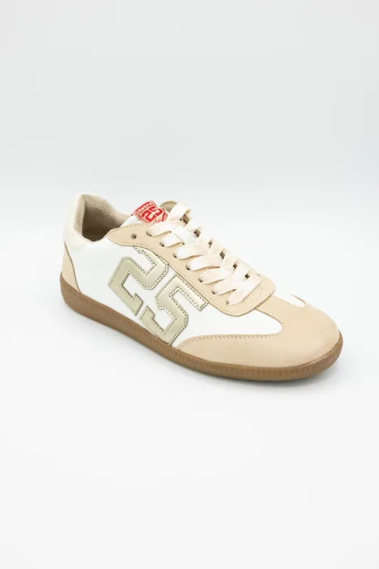 Shu Shop Retro 25 Sneakers for Women in Gold | RETRO-GOLD sold by Glik’s