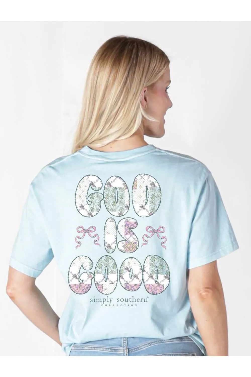 Simply Southern God is Good T-Shirt for Women in Ice | SS-GOOD-ICE sold by Glik’s