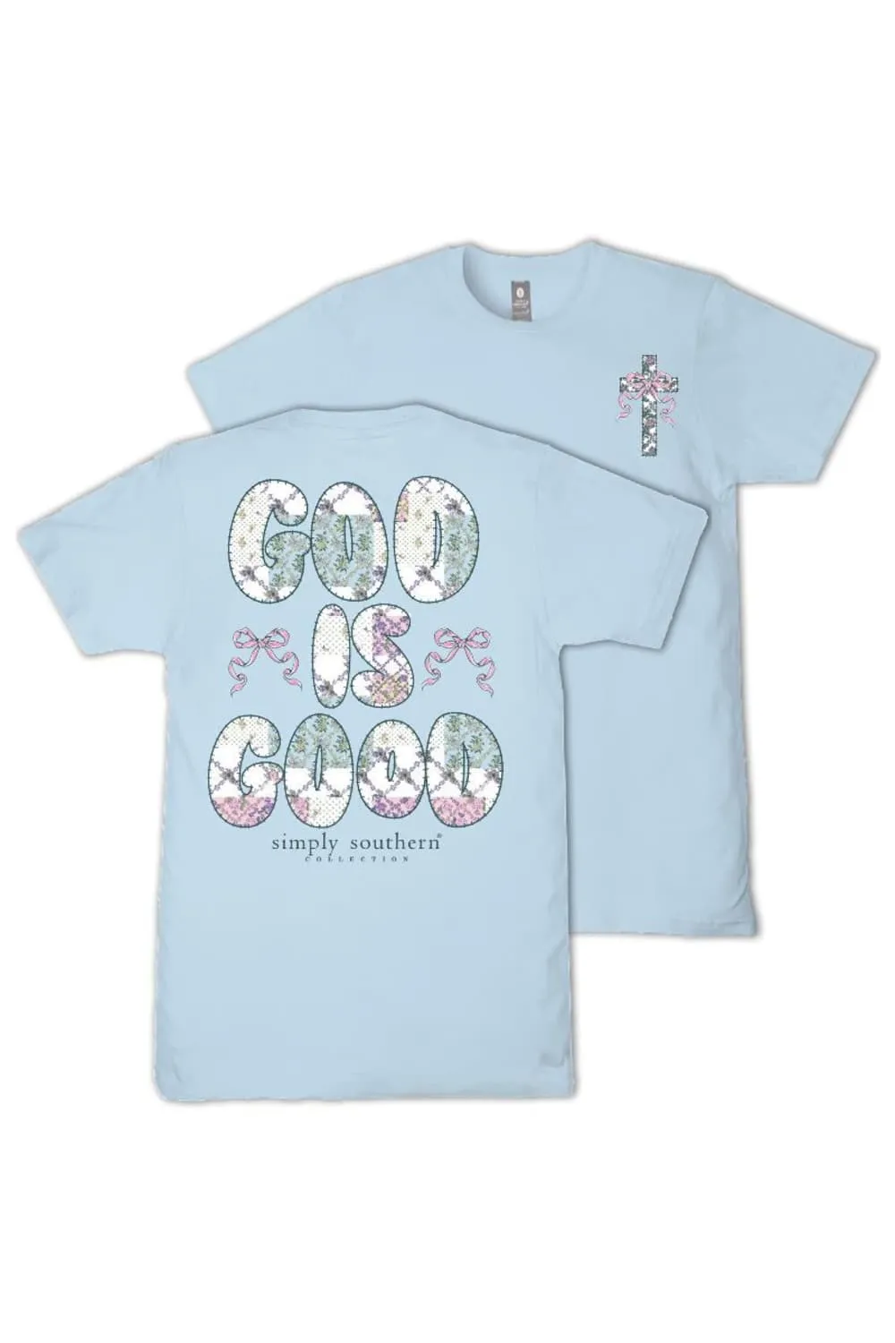Simply Southern God is Good T-Shirt for Women in Ice | SS-GOOD-ICE sold by Glik’s product image thumbnail 2