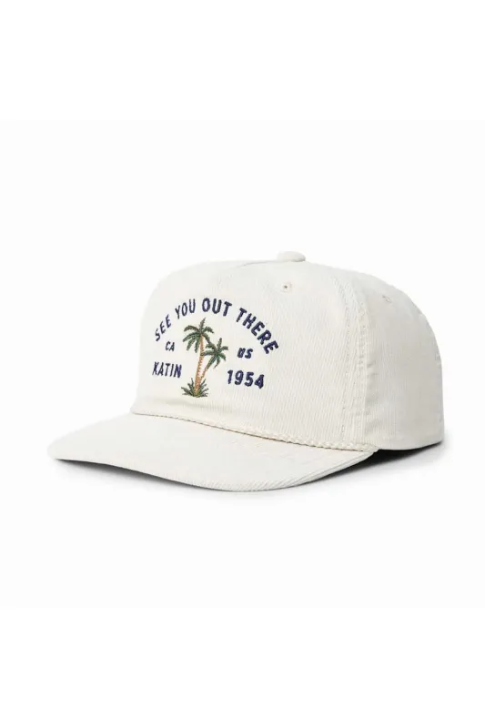 Katin Bermuda Snapback Hat for Men in White | KTNHTBER-VINTAGE WHITE sold by Glik’s