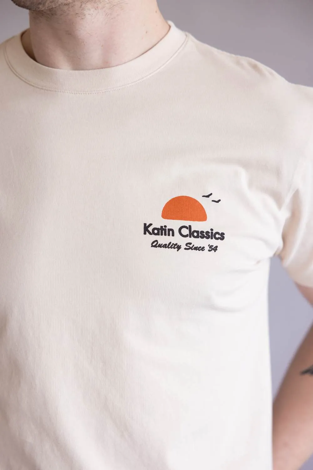 Katin Auana T-Shirt for Men in Almond Peach | KTNGSAUA-ALMOND PEACH sold by Glik’s product image thumbnail 3