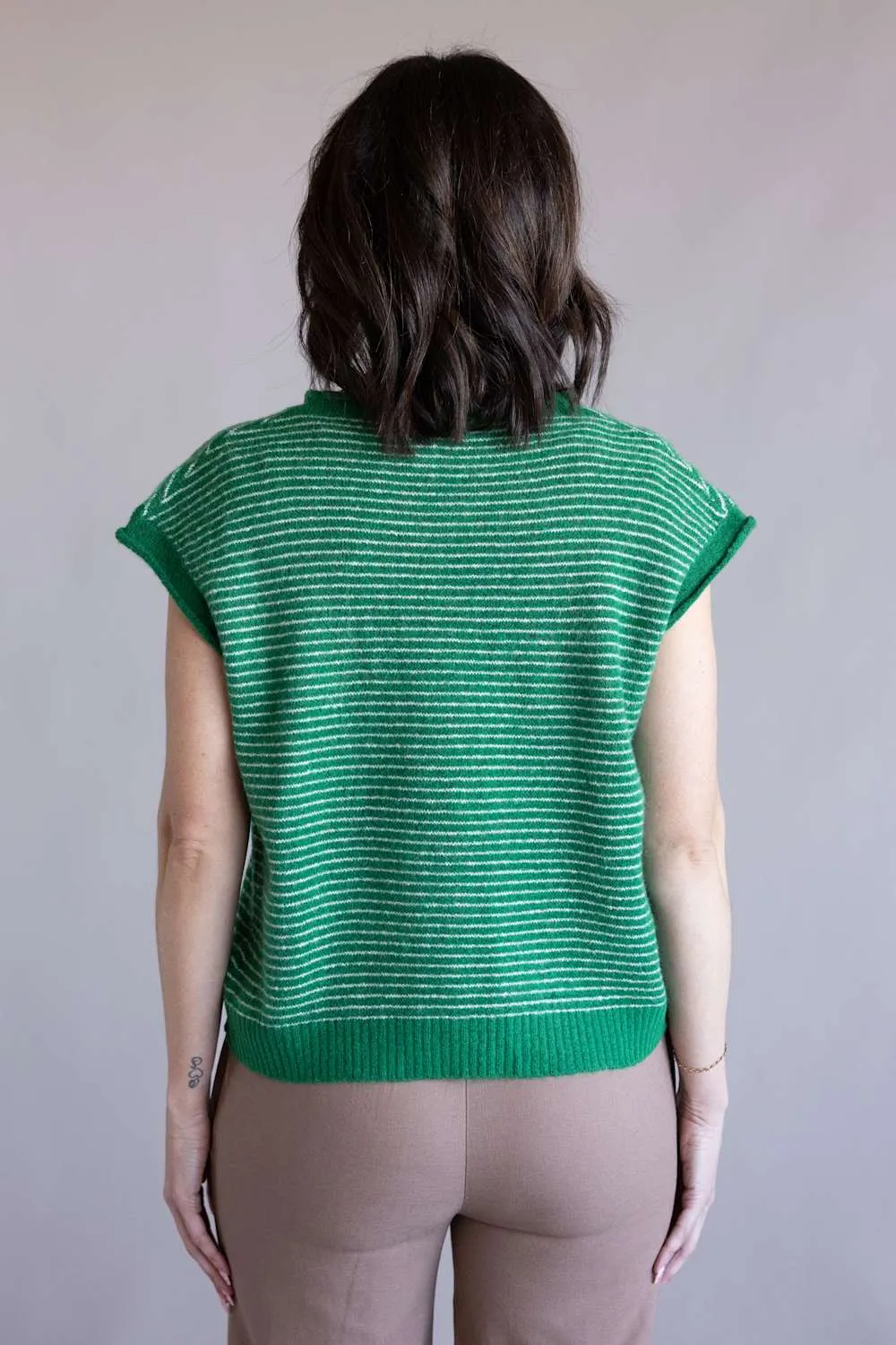 Things Between Piper Vest for Women in Kelly Green | TBW13703-KGRN sold by Glik’s product image thumbnail 3