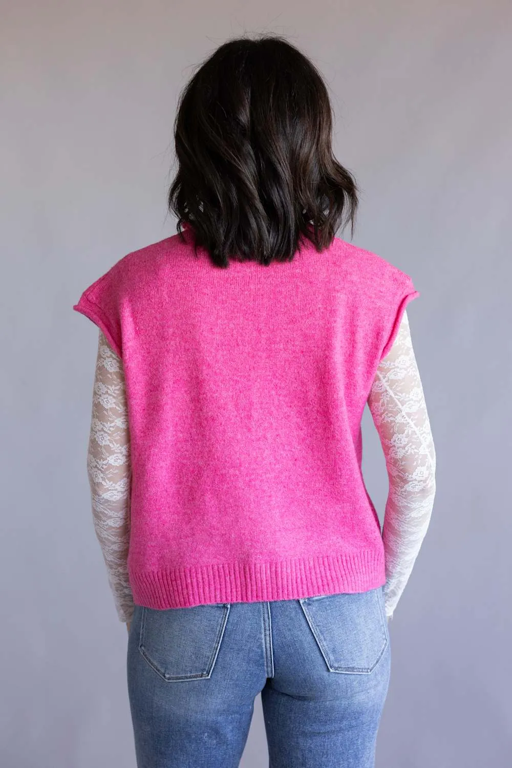 Things Between Piper Vest for Women in Bubblegum | TBW13702-GUM sold by Glik’s product image thumbnail 3