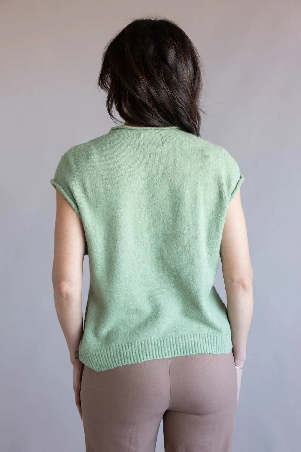 Things Between Piper Vest for Women in Matcha | TBW13702-MAT sold by Glik’s product image thumbnail 3