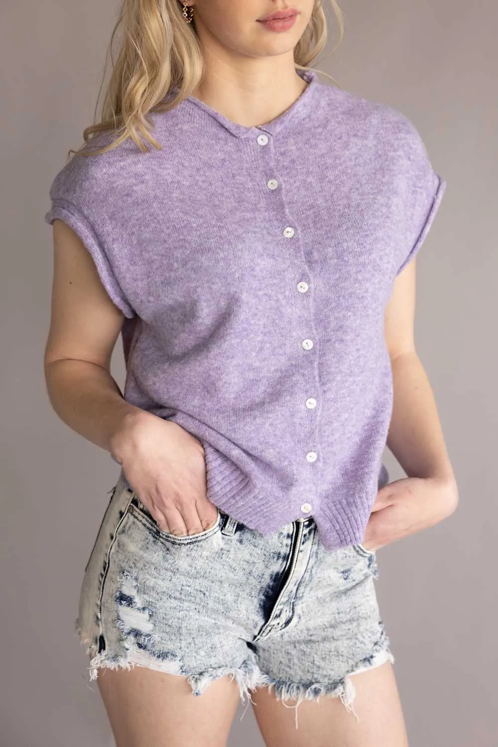 Things Between Piper Vest for Women in Lavender | TBW13702-LAV sold by Glik’s product image thumbnail 4